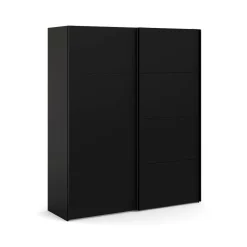 Guardaroba 2 Ante > Dmora Guardaroba 2 ante scorrevoli 182x220h cm - Badesse Nero