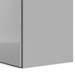 Guardaroba con anta specchio bianco lucido 147x218h cm - Megi