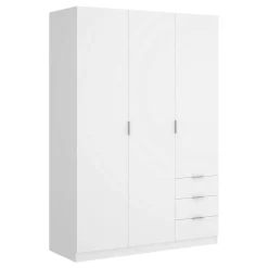 Guardaroba 2 Ante > Dmora Guardaroba con appendiabiti 122x201h cm - Andriano Bianco