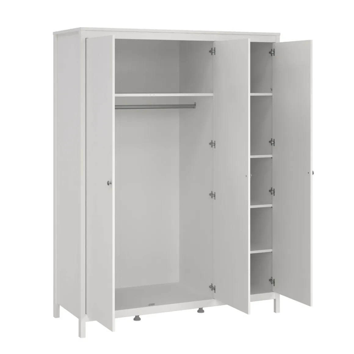Guardaroba con appendiabiti bianco 150x199h cm - Conti