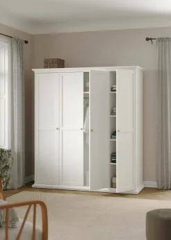 Guardaroba con appendiabiti bianco 181x200h cm - Ayas