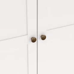 Guardaroba con appendiabiti bianco 181x200h cm - Ayas
