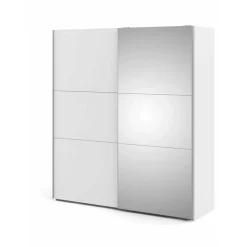 Guardaroba con appendiabiti bianco 195x218h cm - Agosta
