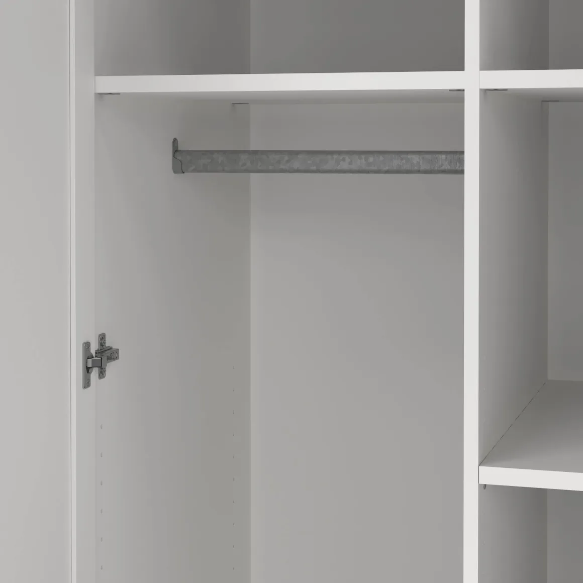Guardaroba con appendiabiti bianco 95x200h cm - Darby