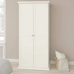 Guardaroba con appendiabiti bianco 95x200h cm - Darby