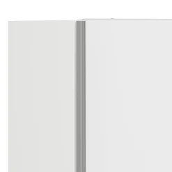 Guardaroba 2 Ante > Dmora Guardaroba con appendiabiti bianco e quercia 242x201h cm - Acerno Marrone, Bianco Quercia