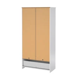 Guardaroba con appendiabiti bianco lucido 98x200h cm - Kab