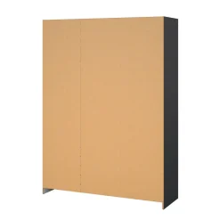 Guardaroba 2 Ante > Dmora Guardaroba con appendiabiti 178x220h cm - Malakas Grigio