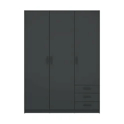 Guardaroba 2 Ante > Dmora Guardaroba con appendiabiti 178x220h cm - Malakas Grigio
