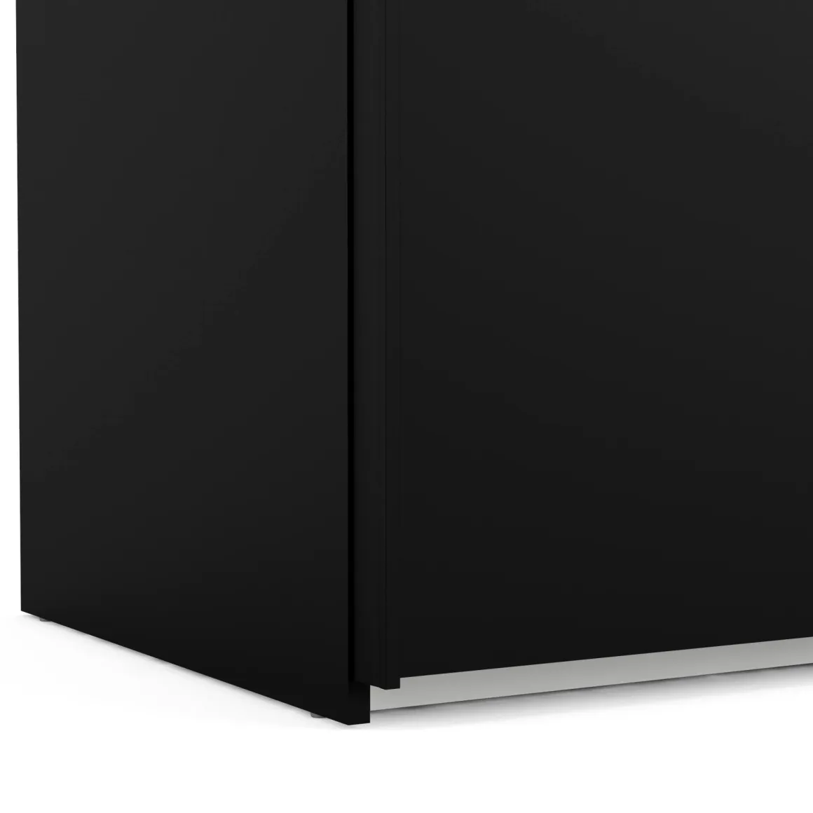 Guardaroba con appendiabiti nero 242x220h cm - Badesse