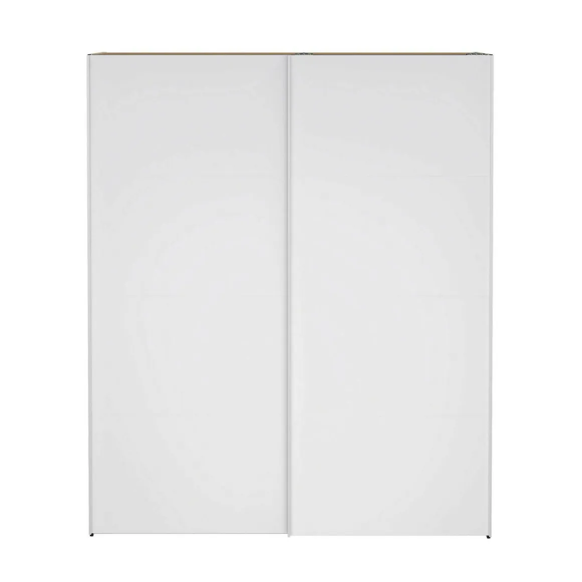 Guardaroba 2 Ante > Dmora Guardaroba con appendiabiti nero e rovere 121x200h cm - Kammuri Marrone, Nero Rovere