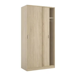 Guardaroba con appendiabiti rovere 100x200h cm - Alt