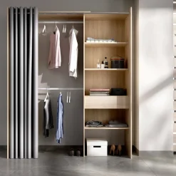 Guardaroba con appendiabiti rovere 160x205h cm - Arim