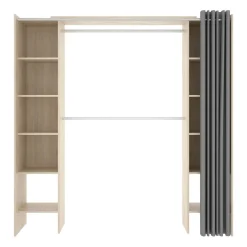 Guardaroba con appendiabiti rovere 160x205h cm - Arim