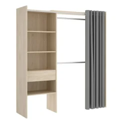 Guardaroba con appendiabiti rovere 160x205h cm - Arim