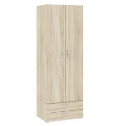 Guardaroba con appendiabiti rovere 74x214h cm - Buriasco