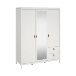 Guardaroba con cassetti bianco 150x199h cm - Rufina
