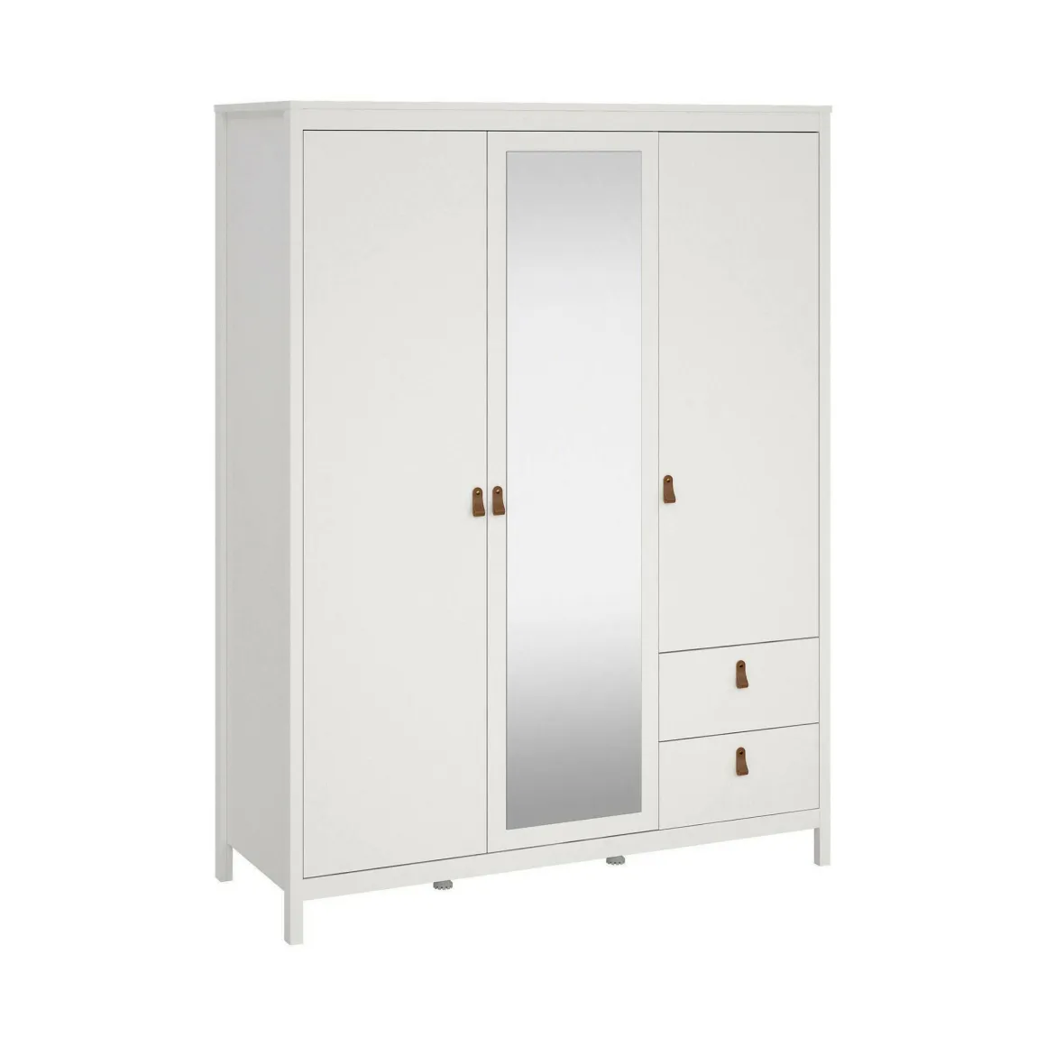 Guardaroba con cassetti bianco 150x199h cm - Rufina