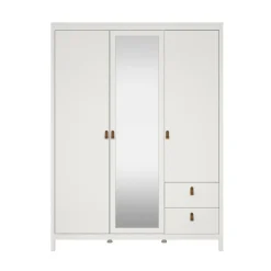 Guardaroba con cassetti bianco 150x199h cm - Rufina