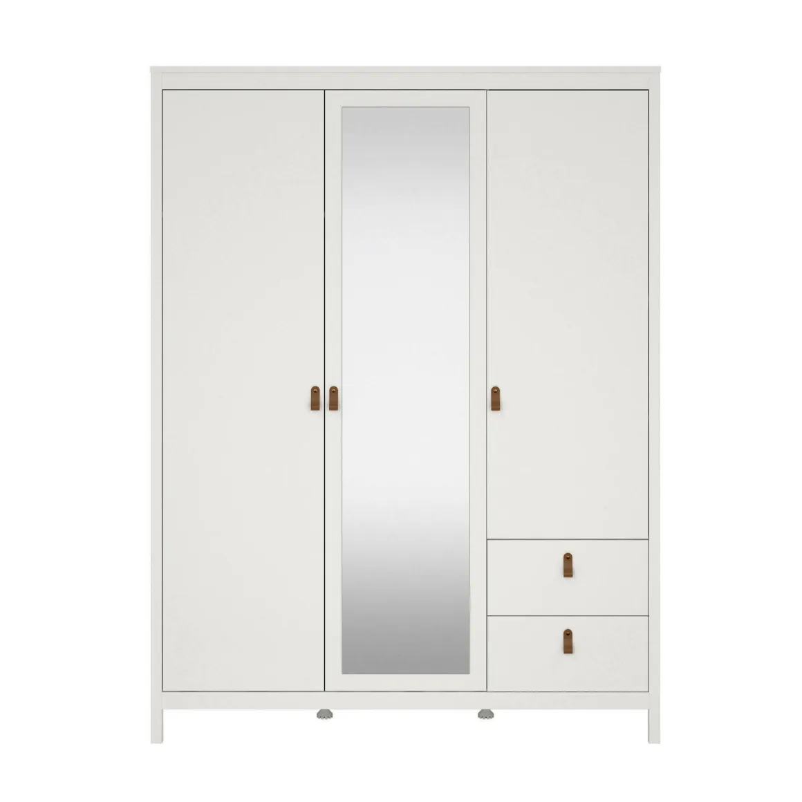 Guardaroba con cassetti bianco 150x199h cm - Rufina