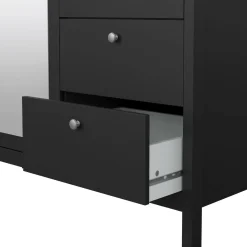 Guardaroba 3 Ante > Dmora Guardaroba con cassetti 150x199h cm - Rufina Nero