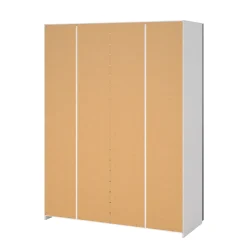 Guardaroba con specchio bianco lucido 150x200h cm - Seraphine