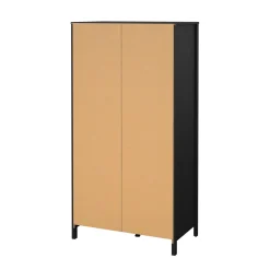 Guardaroba 2 Ante > Dmora Guardaroba con specchio 102x199h cm - Lagertha Nero