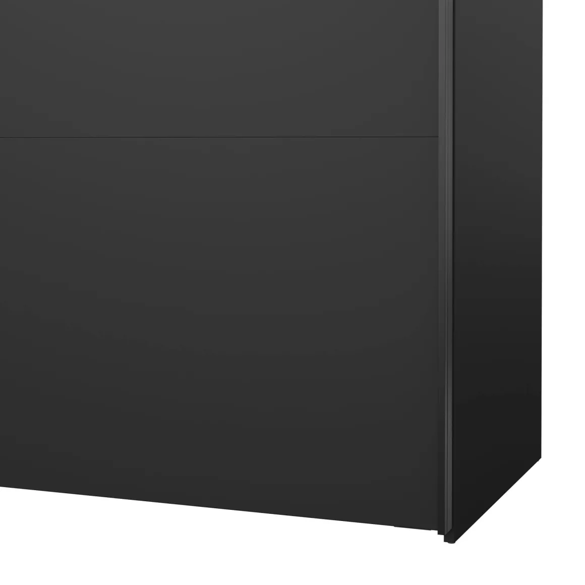 Guardaroba 2 Ante > Dmora Guardaroba con specchio nero e bianco lucido 242x220h cm - Catalina Bianco, Nero Lucido