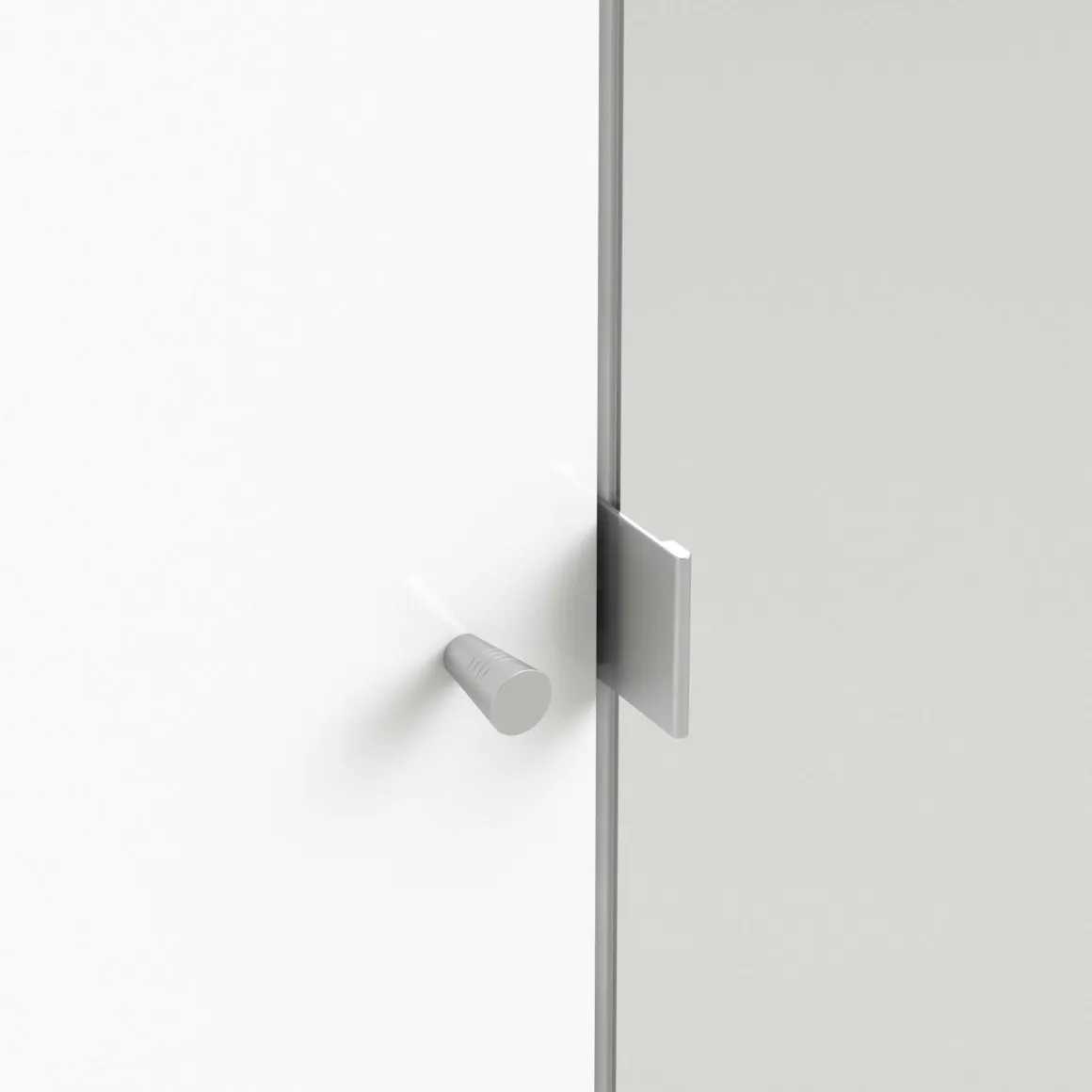 Guardaroba grande 4 ante bianco lucido 195x218h cm - Keila