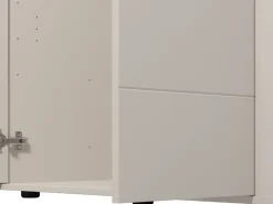 Altri Guardaroba > Dmora Guardaroba Grande 2 Ripiani Appendiabiti 245x217.5h cm, 2 Ante - Salemi Bianco Crema