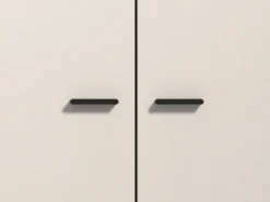 Altri Guardaroba > Dmora Guardaroba Grande 2 Ripiani Appendiabiti 245x217.5h cm, 2 Ante - Salemi Bianco Crema