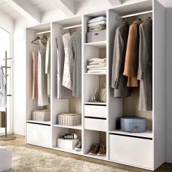 Guardaroba Grande Bianco in Legno Nobilitato