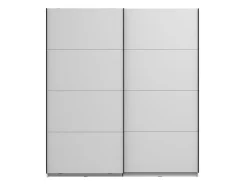 Altri Guardaroba > Dmora Guardaroba Grande 2 Ripiani Appendiabiti 245x217.5h cm, 2 Ante - Resiutta Bianco Opaco