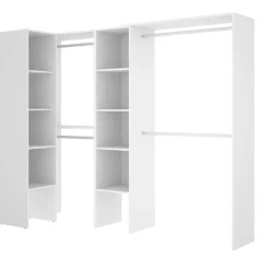 Cabine Armadio|Altri Guardaroba > Dmora Guardaroba grande classico 228x187h cm - Antilope Bianco