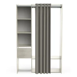 Guardaroba grande con appendiabiti rovere 119x183h cm - Elettori