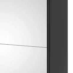 Guardaroba grande con specchio nero 242x220h cm - Catalina