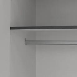 Guardaroba grande in legno grigio 195x200h cm - Epipola