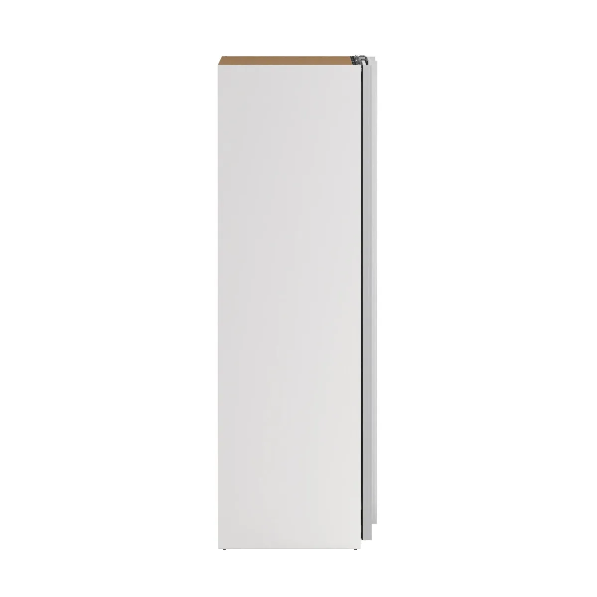 Guardaroba 2 Ante > Dmora Guardaroba in legno bianco e trasparente 118x200h cm - Teheran Trasparente, Bianco