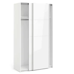 Guardaroba 2 Ante > Dmora Guardaroba in legno 182x220h cm - Paeng Bianco Lucido