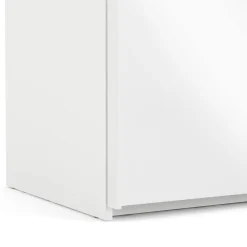 Guardaroba in legno bianco lucido 242x220h cm - Catalina