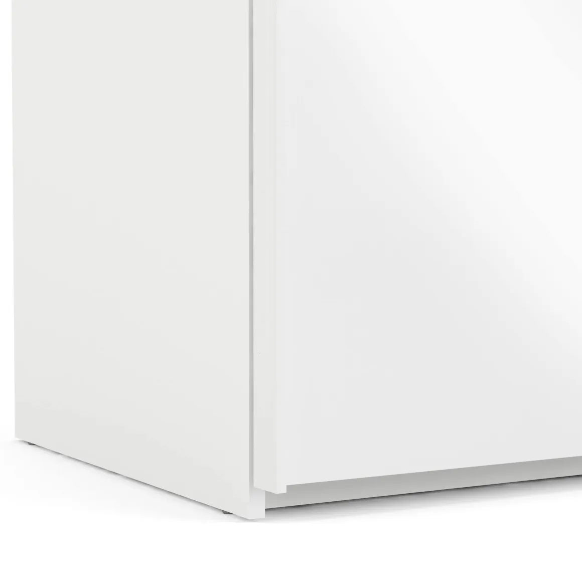 Guardaroba in legno bianco lucido 242x220h cm - Catalina