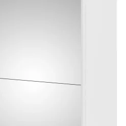 Guardaroba in legno bianco lucido 242x220h cm - Catalina
