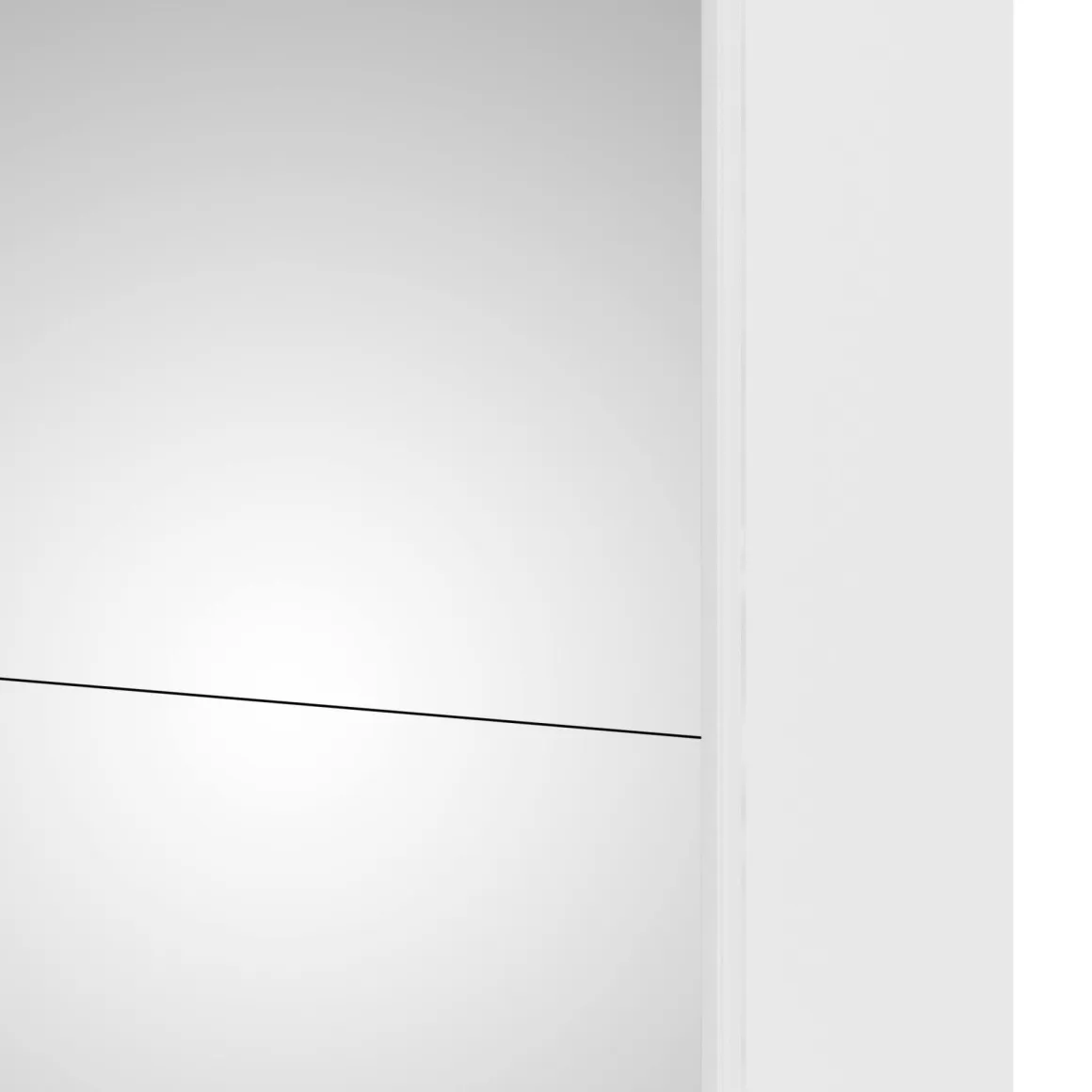 Guardaroba in legno bianco lucido 242x220h cm - Catalina