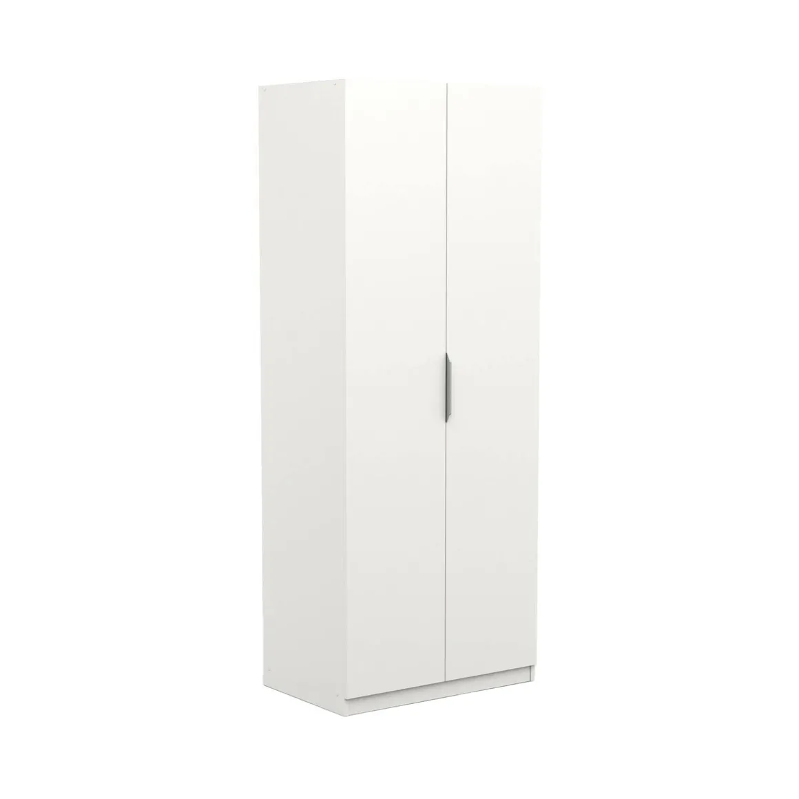 Guardaroba in legno bianco opaco 79x203h cm - Fioretta