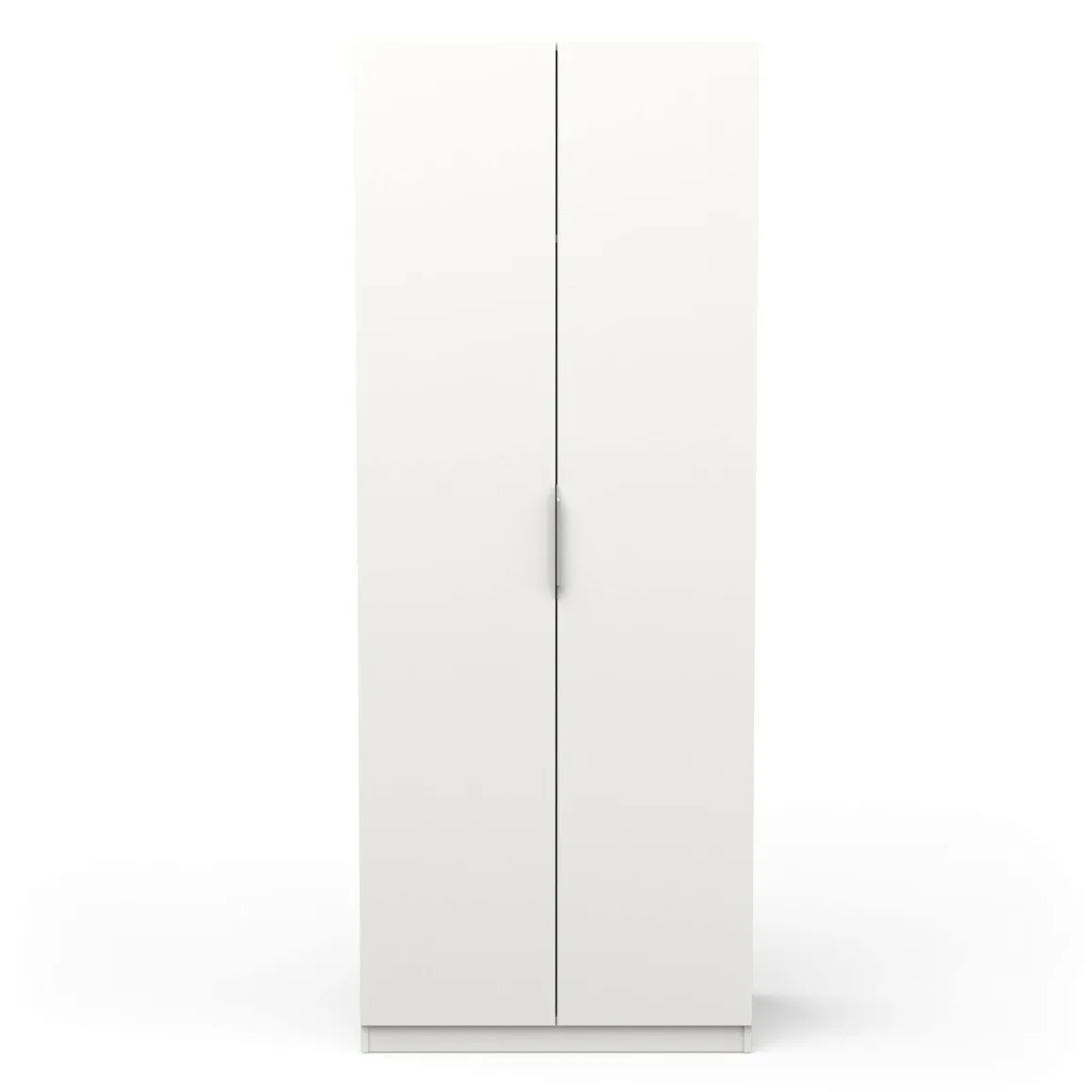 Guardaroba in legno bianco opaco 79x203h cm - Fioretta