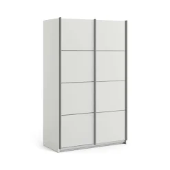 Guardaroba in legno bianco 122x201h cm - NancyWake