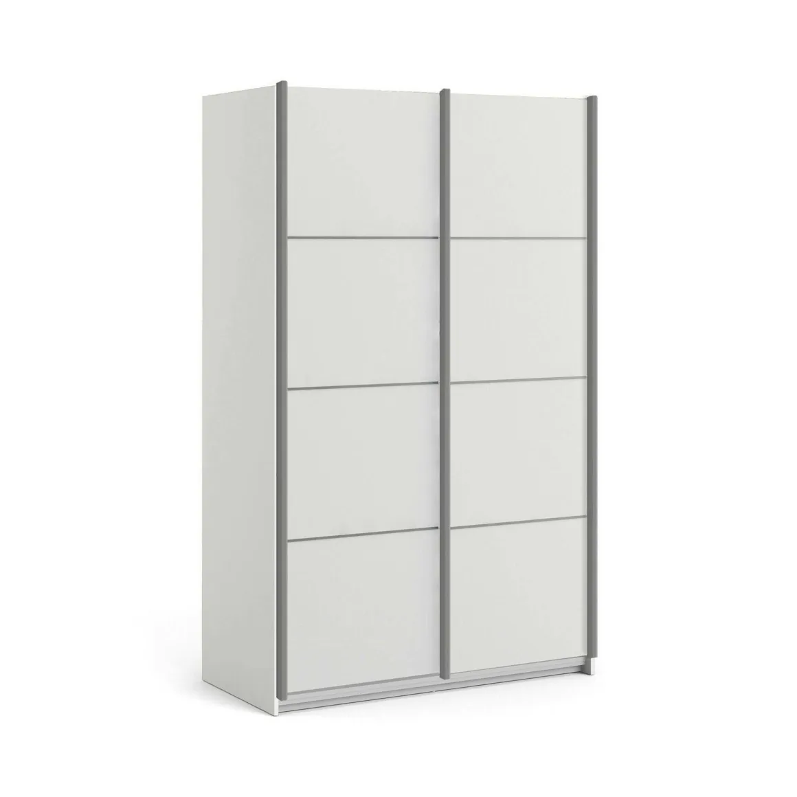 Guardaroba in legno bianco 122x201h cm - NancyWake
