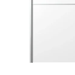 Guardaroba in legno bianco 242x201h cm - Acerno