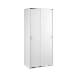 Guardaroba in legno bianco 77x175h cm - Cindy