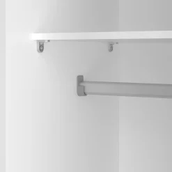 Guardaroba in legno bianco 77x175h cm - Cindy